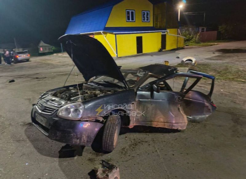 Приору разорвало на части: в районе поселка Новоспасское произошло страшное ДТП