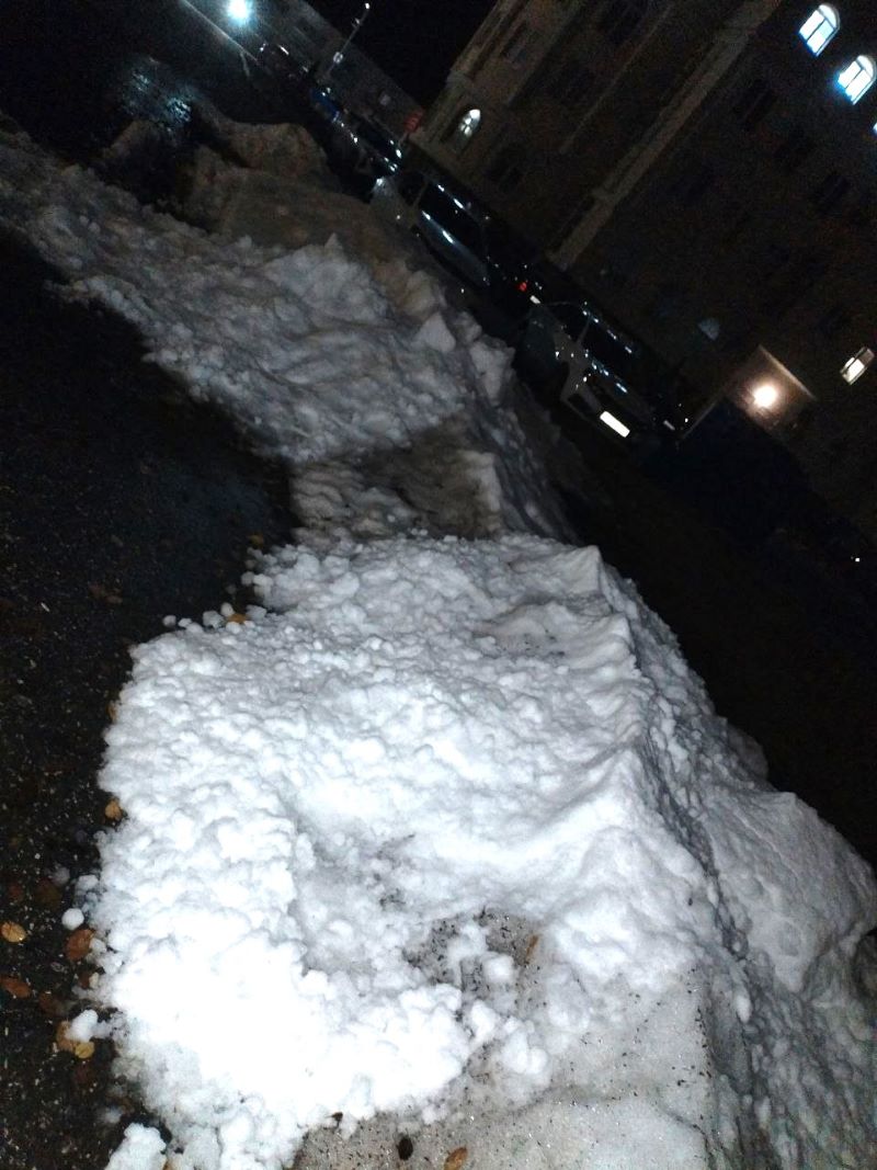 В Самарской области обнаружены первые сугробы